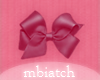 [mb89] Dark Pink Bow-v1