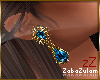 zZ Earring Sapphire