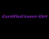 Certified Lover Girl
