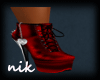 niki-red stiletto boots