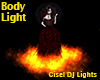 DJ Body Light Flames
