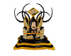 gold dragon throne