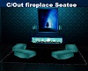 C/Out fireplace Seatee