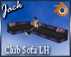 Club Sofa LH Purple