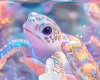 Turtle cute background