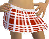 Red and White Skirt