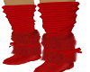 Red Winter Boots