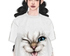 Cat top White
