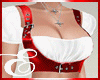 BLINGY RED CORSET TOP