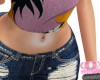 lowrise studded shorts