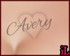 'Avery' Name Tattoo