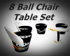 8Ball Chair Table set