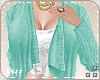 L. Mint Cardigan + top