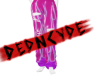 Y2K Pink Flame Pants