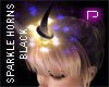 P|SparkleHaloHorns BLACK