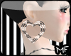 Checkered Heart Earrings