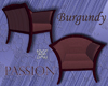 B*Burgundy Passion Chair