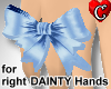 Bow BluLight Ring DAINTY