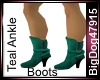 [BD] Teal Ankle Boots