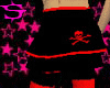 |S Legs skirt black/red