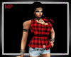 [MP] Red Plaid Top