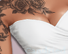 White Corset + Tattoo