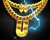 #GOLD NECKLACE 2 CHAINS