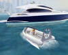 Yacht with Hover Craft