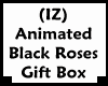(IZ) Ani Black PVC Roses