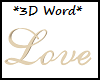 3D Love Word