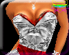 # Girly satin silver red