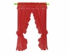red n green curtain