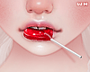 w. Red Heart Lollipop