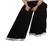 Silver Belted Flare Pant