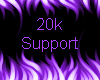 20k Support Sticker