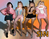 SIN Friends Poses