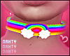 ɳ Rainbow Pride Choker