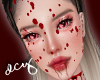 Blood drop face