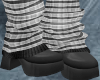 Striped Socks + Boot Blk