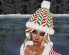 Winter Candy Cane Hat 2