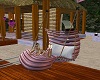 Pastel Beach Porch Swing