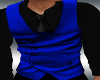 Blue Vest black Shirt