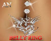 Belly Ring-Tribal Heart