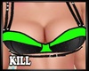 Spike Bra Green