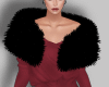 E* Black Layerable Fur