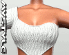 Lady White One Shoulder