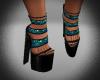 EX* Black blue Heels