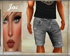 J~MENS JEAN SHORTS GREY