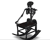 skull rocking chair