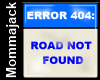 Error 404 Street Sign